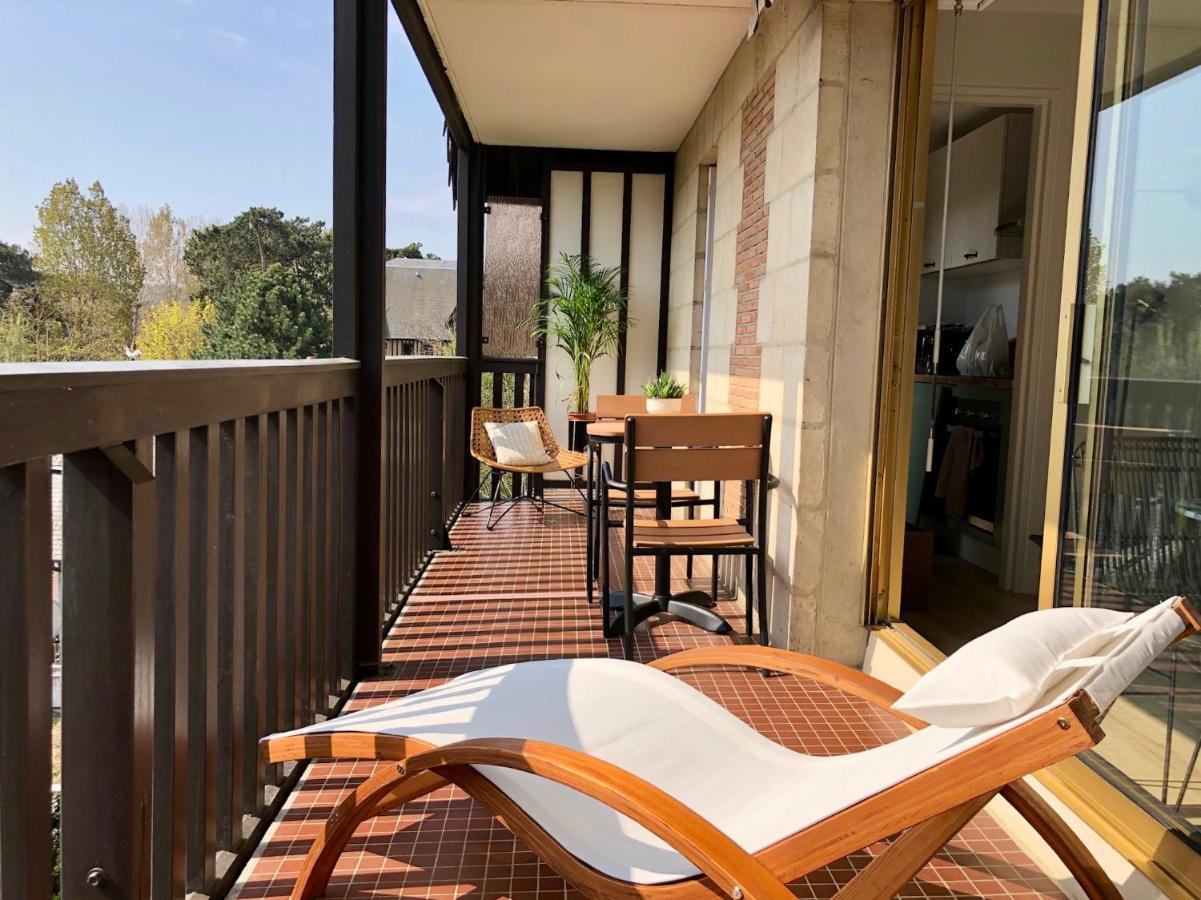 Beau Studio Terrasse Vue Jardin - A 2 Pas De La Mer Довиль Экстерьер фото