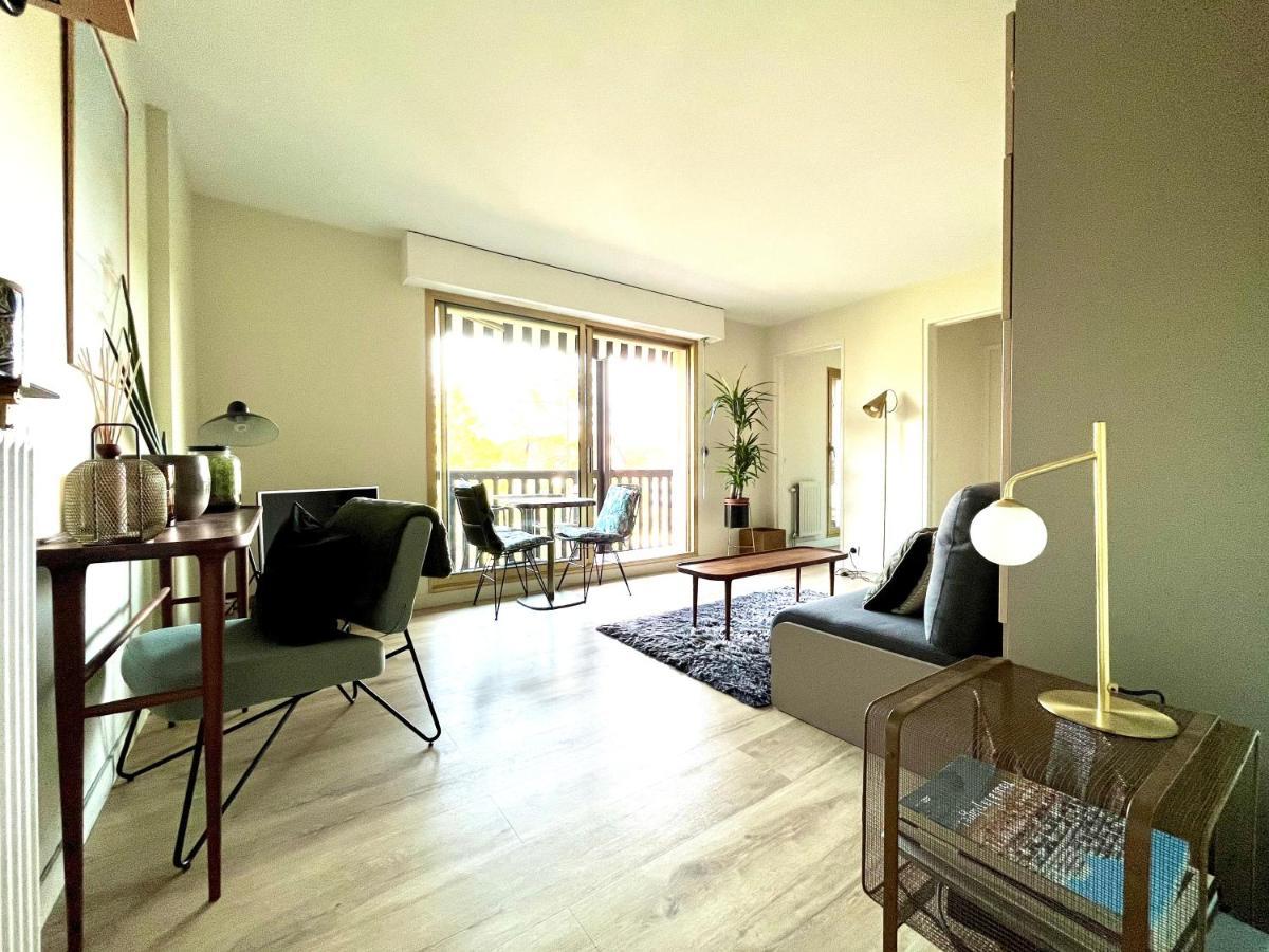 Beau Studio Terrasse Vue Jardin - A 2 Pas De La Mer Довиль Экстерьер фото